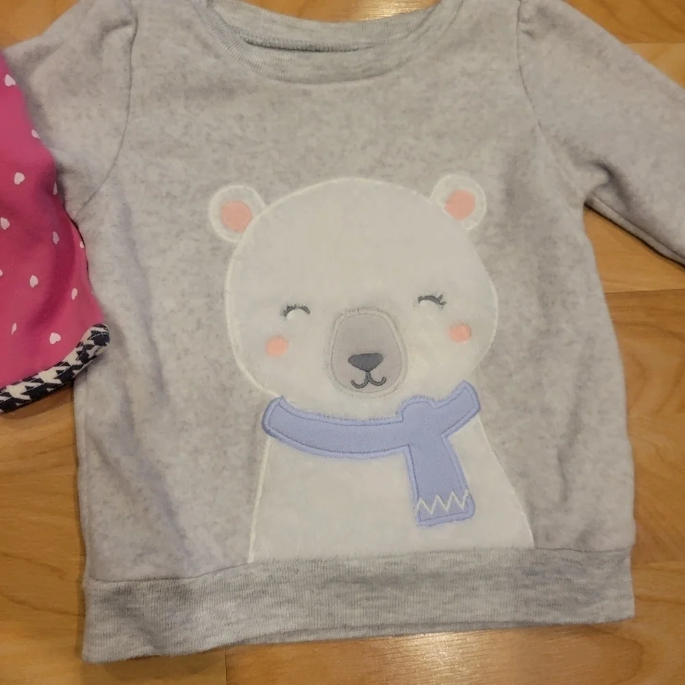 Carters 9 month baby girl clothing bundle